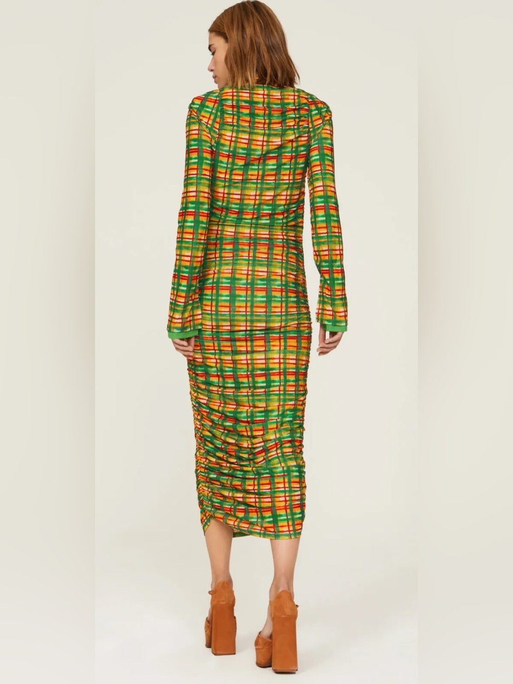 SIMON MILLER Azora printed jersey midi dress Small - Picture 5 of 12